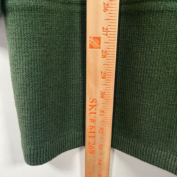 St John Vintage Cardigan Sweater Long Duster Santana Knit Gathered Sleeve Medium - Picture 6 of 10